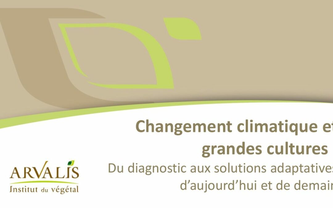 JSTOC2018_Killmayer_Changement climatque grandes cultures