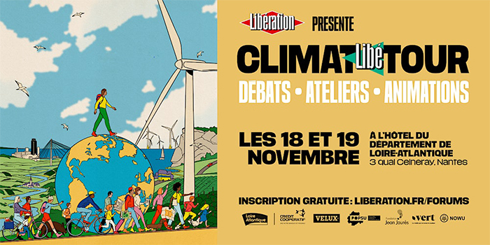 18-19 NOV. | Climat Libé Tour à Nantes