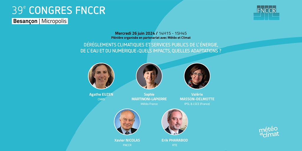 39e Congrès FNCCR | Table-ronde Dérèglements climatiques